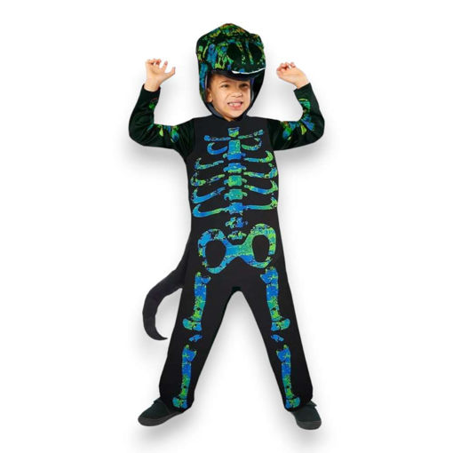 Picture of SKELETON DINO COSTUME 6-8 YEARS